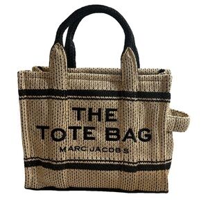 Marc Jacobs Woven Black and Tan Tote